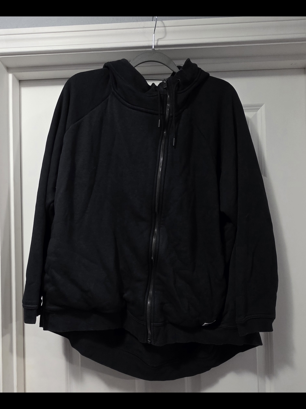 Nike Black Zip-Up Hooded Sweatshirt
